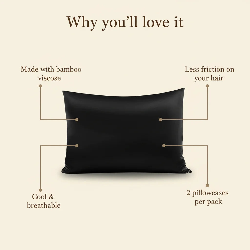 100% Bamboo Fiber Pillowcase